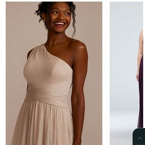 David’s Bridal formal dress.